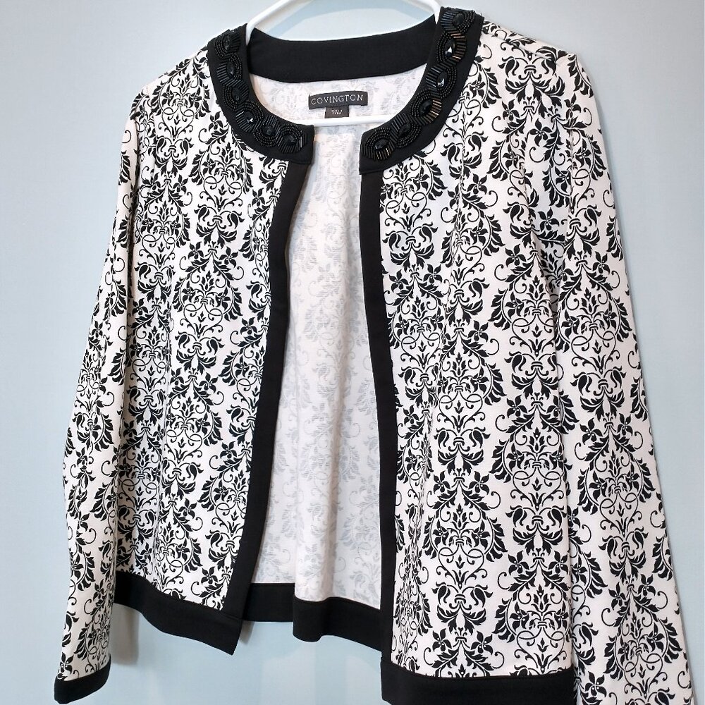 NWOT Covington Cardigan with Collar Bead Accent Size M